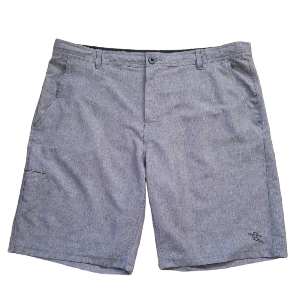 Da Hui Hybrid Collection Men’s Heather Grey Hybrid Shorts Sz. 40‎